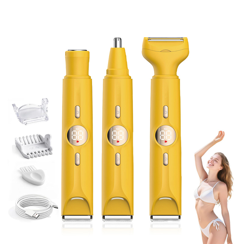 IPX7 Waterproof Dual Blade Body Grooming Trimmer Shaver