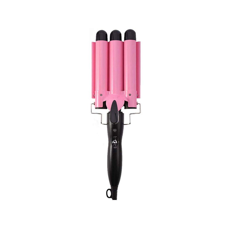 Home Electric Triple Barrel Hair Curling Iron