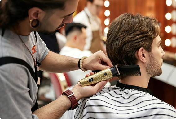 What is the difference between an electric  shaver and a pusher?